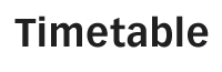 タイムテーブル