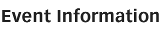 イベントインフォメーション